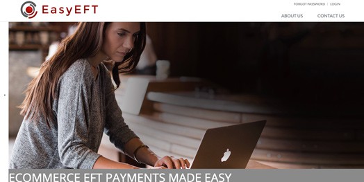 easyeft payments website screenshot