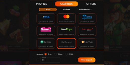 ethereum payment provider deposit 2021