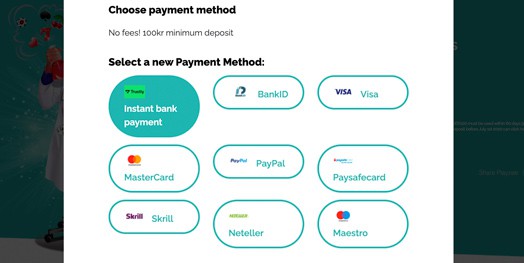 trustly payment provider screenshot